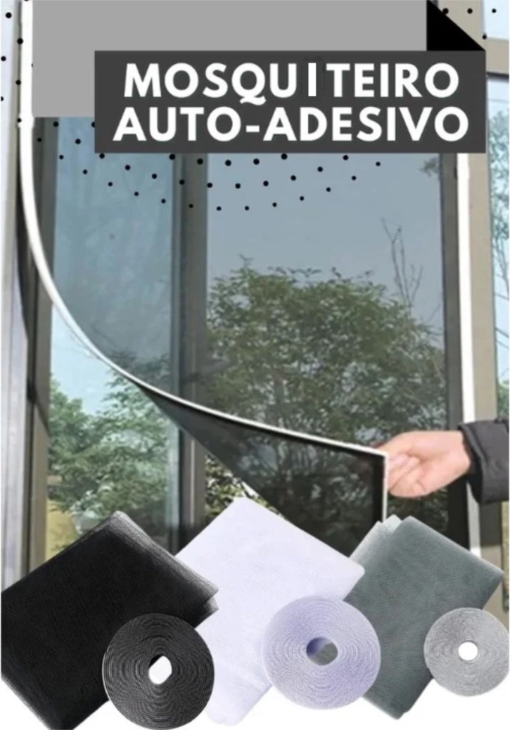 Mosquiteiro e Grade de Proteção Auto-Adesivo - COMPRE 1 e LEVE 2