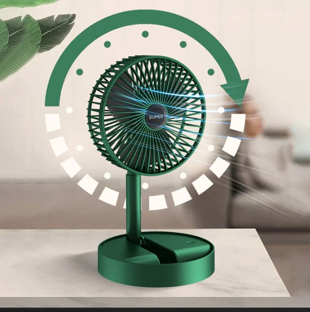 Mini Ventilador Portátil 3 em 1