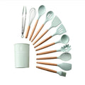 Kit de Utensílios Cozinha em Silicone - 12pcs